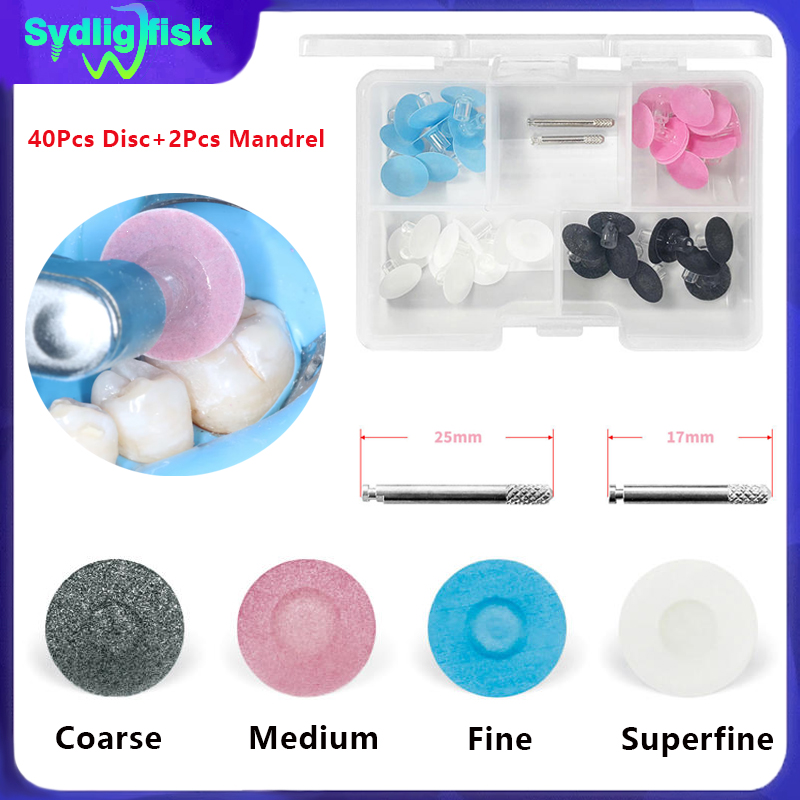 Teeth Whitening Uk - 40Pcs Dental Polishing Disc Composite Resin