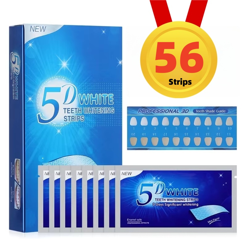Teeth Whitening Strips Crest - 5D Teeth Whitening Strips 56 Strips