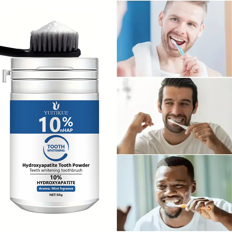 YUTIKUE 10% nHAP Tooth Powder  - Teeth Whitening Essence ulasan dan harga