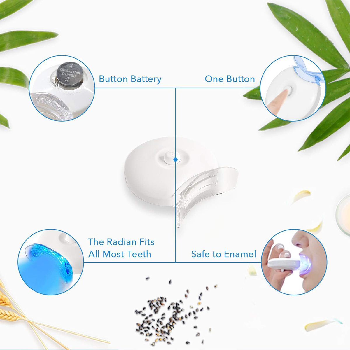 Teeth Whitening Kit - 5X LED L - Teeth Whitening Essence ulasan dan harga