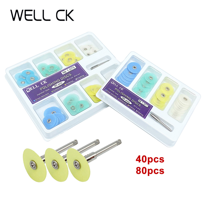 WELL CK 40/80Pcs Dental Polish - Teeth Whitening Uk ulasan dan harga