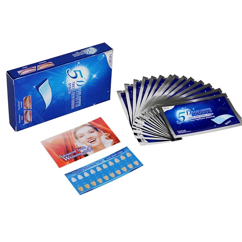 5D Teeth Whitening Strips 56 S - Teeth Whitening Strips Crest ulasan dan harga
