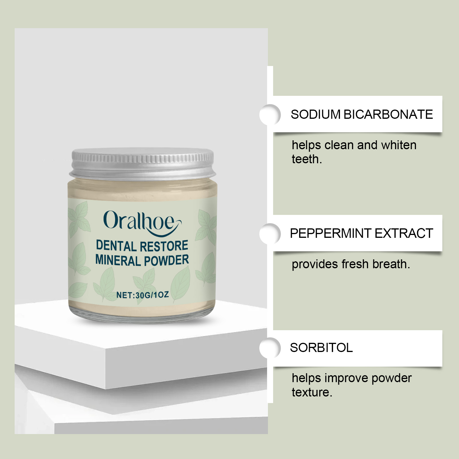 ORALHOE Dental Restore Mineral - Teeth Whitening Or Bleaching ulasan dan harga