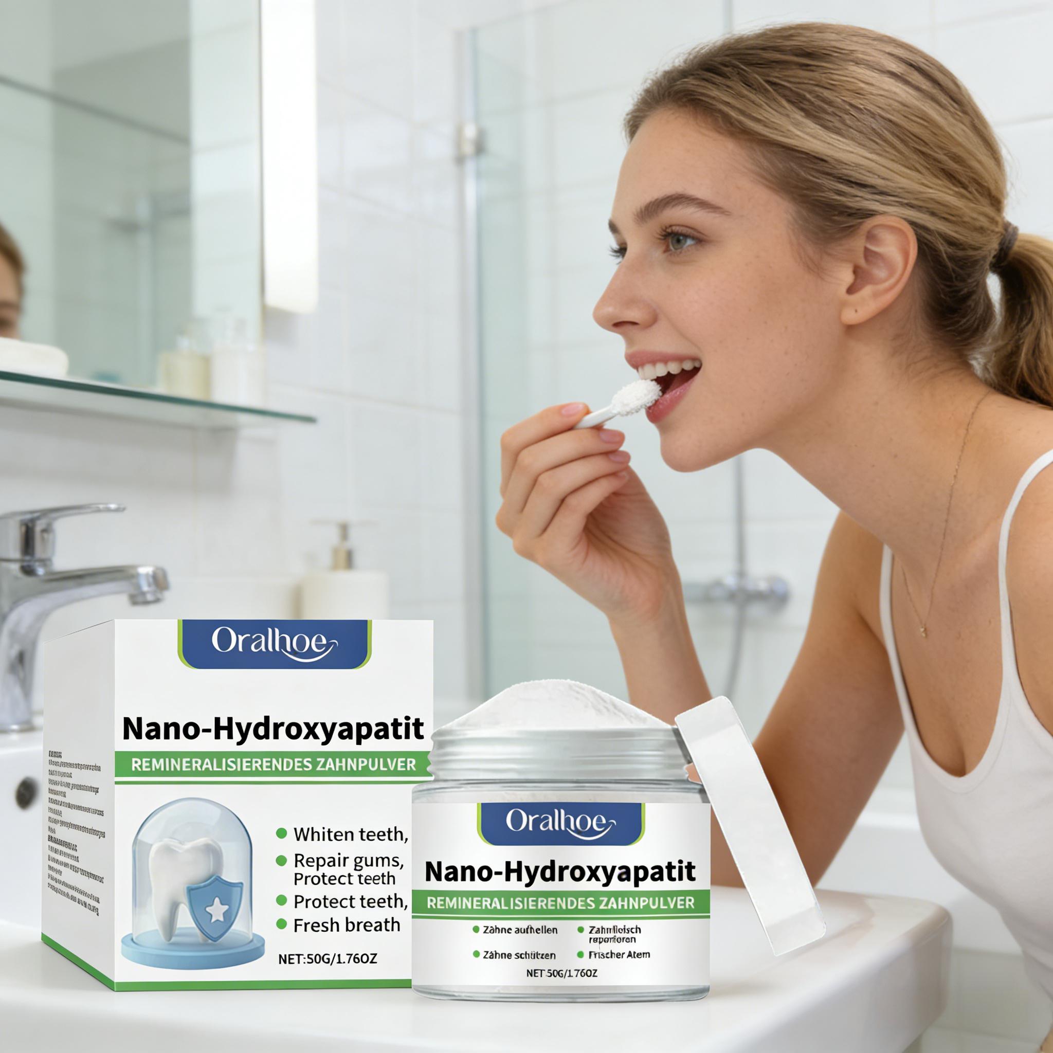 Oralhoe Whitening Tooth Powder - Teeth Whitening Essence ulasan dan harga