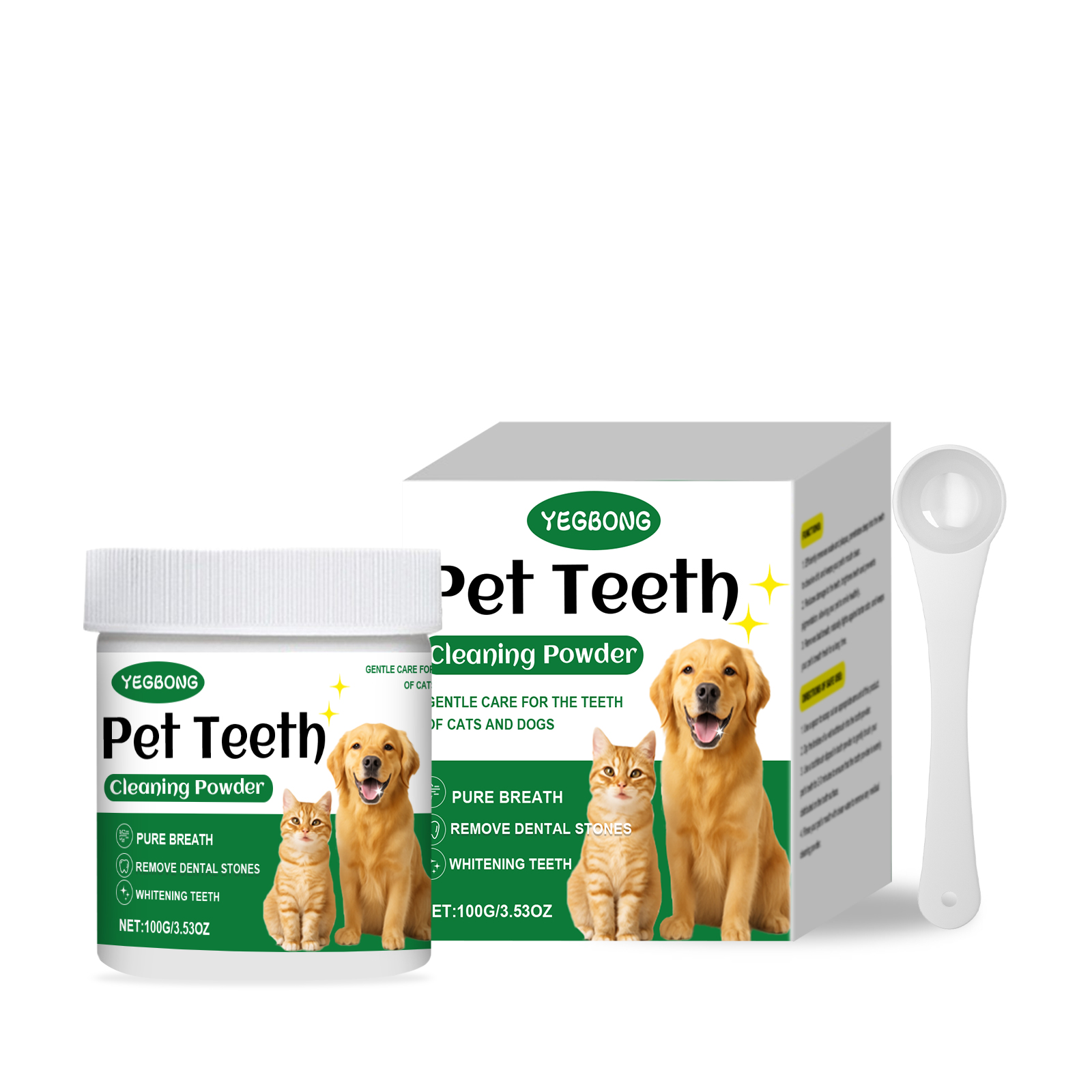 Pet Teeth Cleaning Powder Redu - Teeth Whitening Essence ulasan dan harga