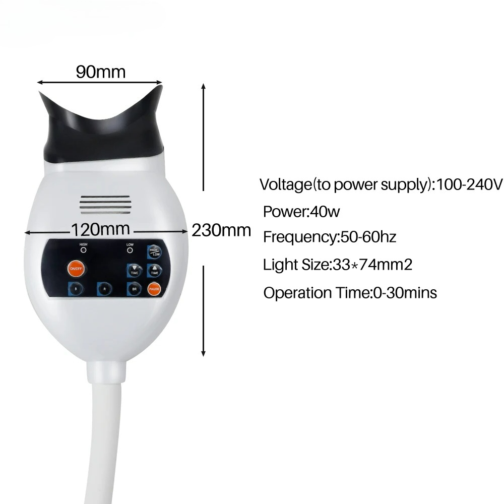 Adjustable 3 Colors LED Teeth  - Teeth Whitening Led ulasan dan harga