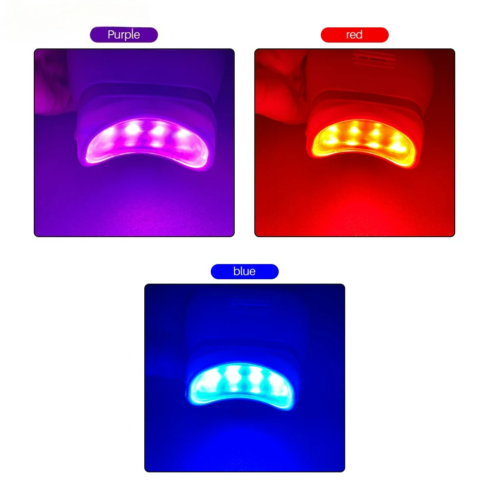 Adjustable 3 Colors LED Teeth  - Teeth Whitening Led ulasan dan harga