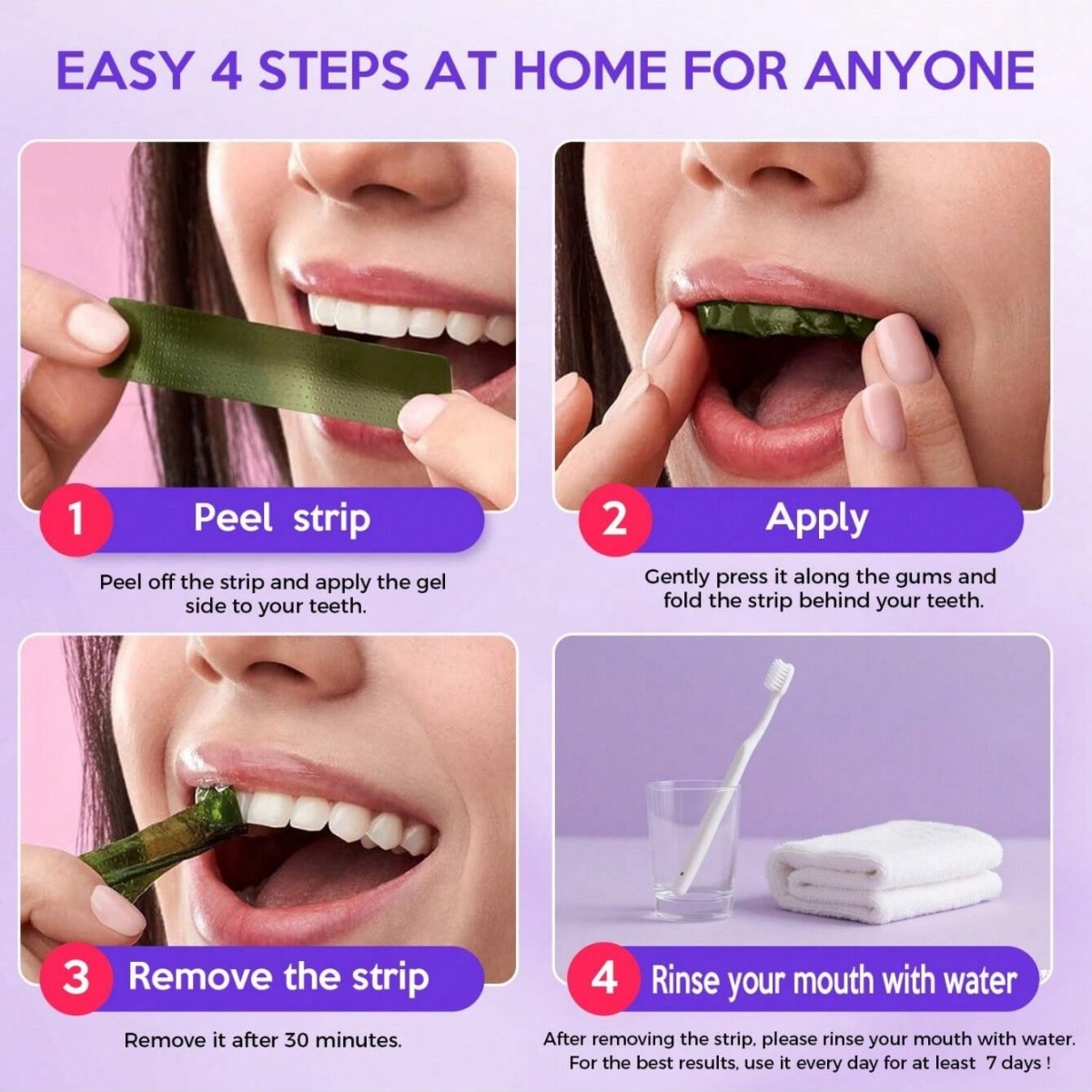 Deluxe Whitening Teeth Sticker - Teeth Whitening Singapore ulasan dan harga